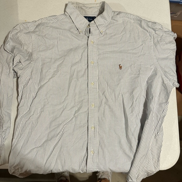Mens Polo Ralph Lauren Button Down Short Size 17 - Picture 1 of 2